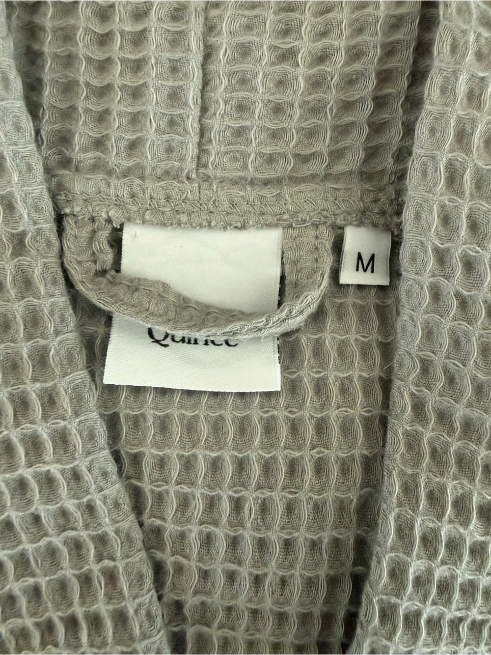 Quince Organic Turkish Waffle Robe - Picture 3 of 4